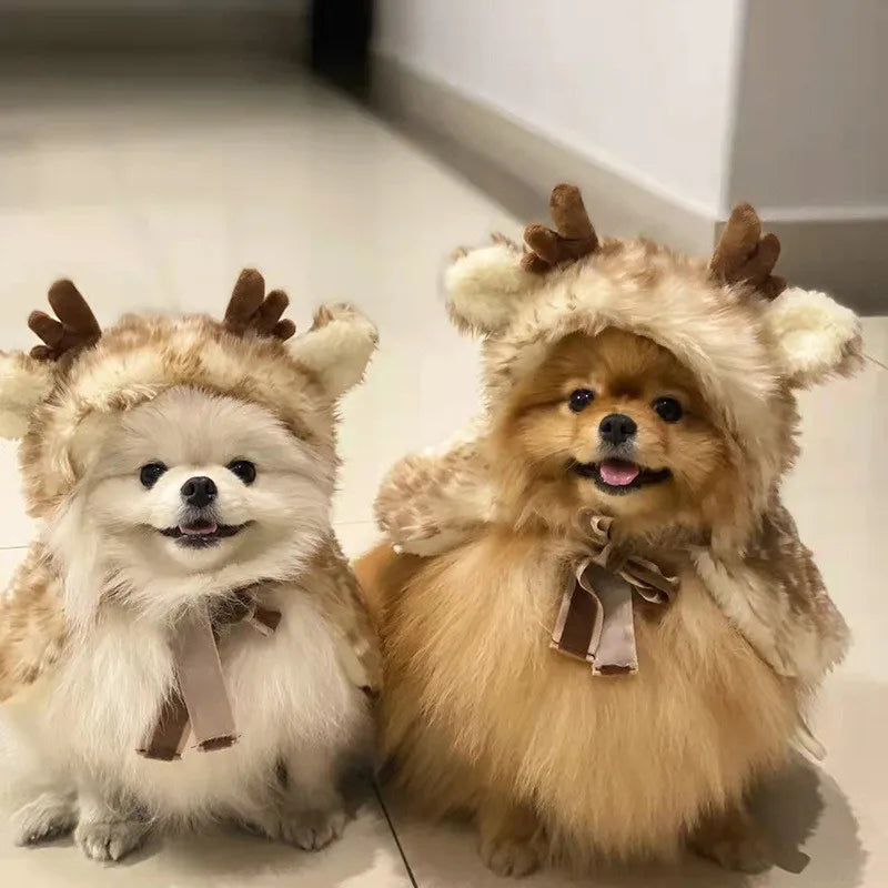 Cozy Reindeer Cape & Hat Costume