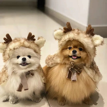 Cozy Reindeer Cape & Hat Costume