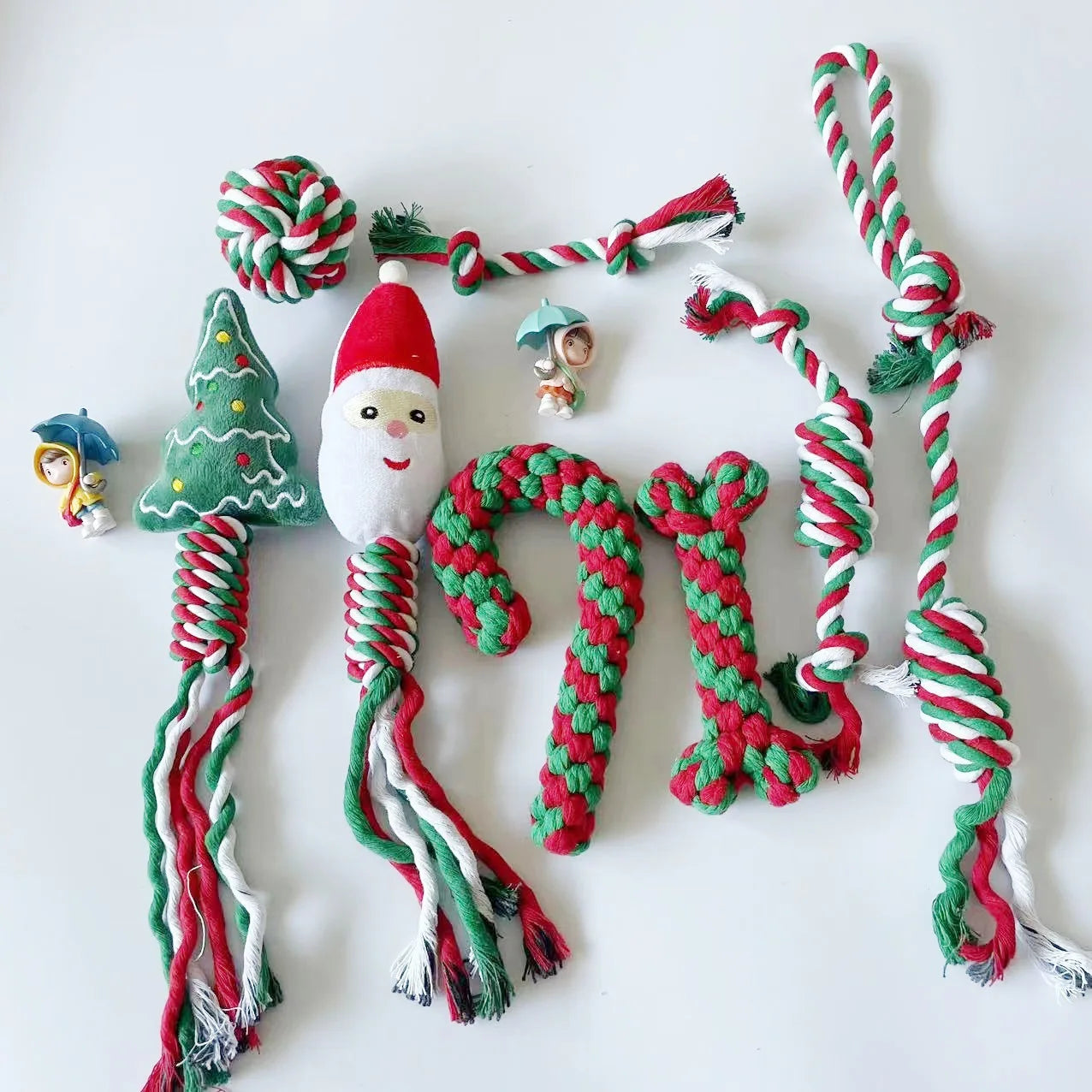 Holiday Dog Toy Set