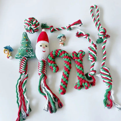 Holiday Dog Toy Set