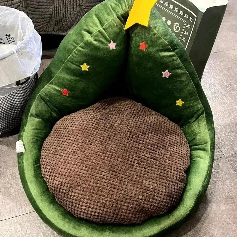Christmas Tree Pet Bed