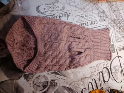 Knitted Pup Sweater