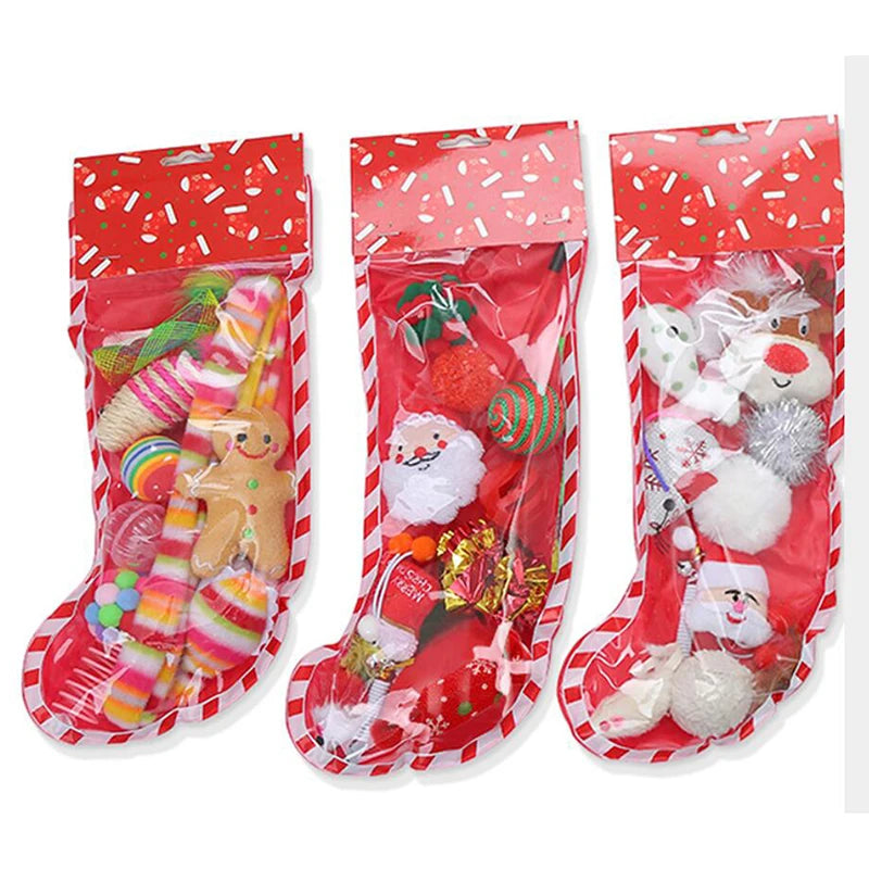 Christmas Pet Toy Stocking