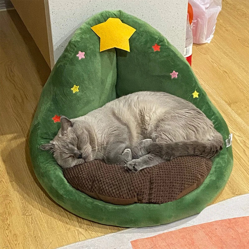 Christmas Tree Pet Bed
